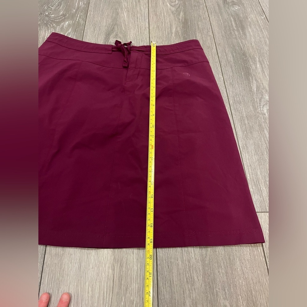 Mountain Hardwear Yuma Trekkin Skirt  Plum Size 8 - Picture 7 of 9